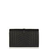 Envelope quilted chain wallet