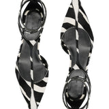 Khaite Mia zebra-print T-strap pumps