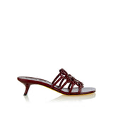 Petal Anagram leather sandals