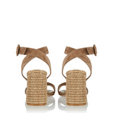 Sue suede-trimmed sandals