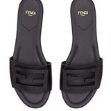 Baguette leather slides