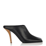 Alaïa Square-Toe leather mules