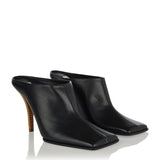 Alaïa Square-Toe leather mules