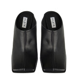Alaïa Square-Toe leather mules