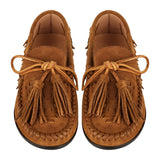 Fitza fringed suede loafers