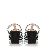 Rockstud embellished slide sandals
