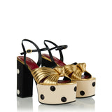 Crasher platform sandals with plus de pois embroidery