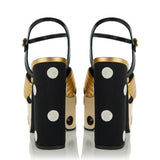 Crasher platform sandals with plus de pois embroidery