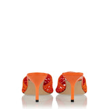 Cubisto woven raffia-effect mules