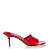 Les Mules Cubisto glossed leather mules