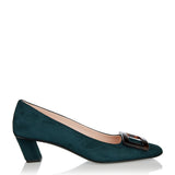 Roger Vivier Belle Vivier 45 suede pumps