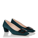 Roger Vivier Belle Vivier 45 suede pumps