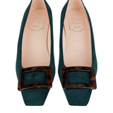 Roger Vivier Belle Vivier 45 suede pumps