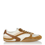Gymnasium technical fabric and suede sneakers