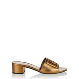 D&G leather sandals