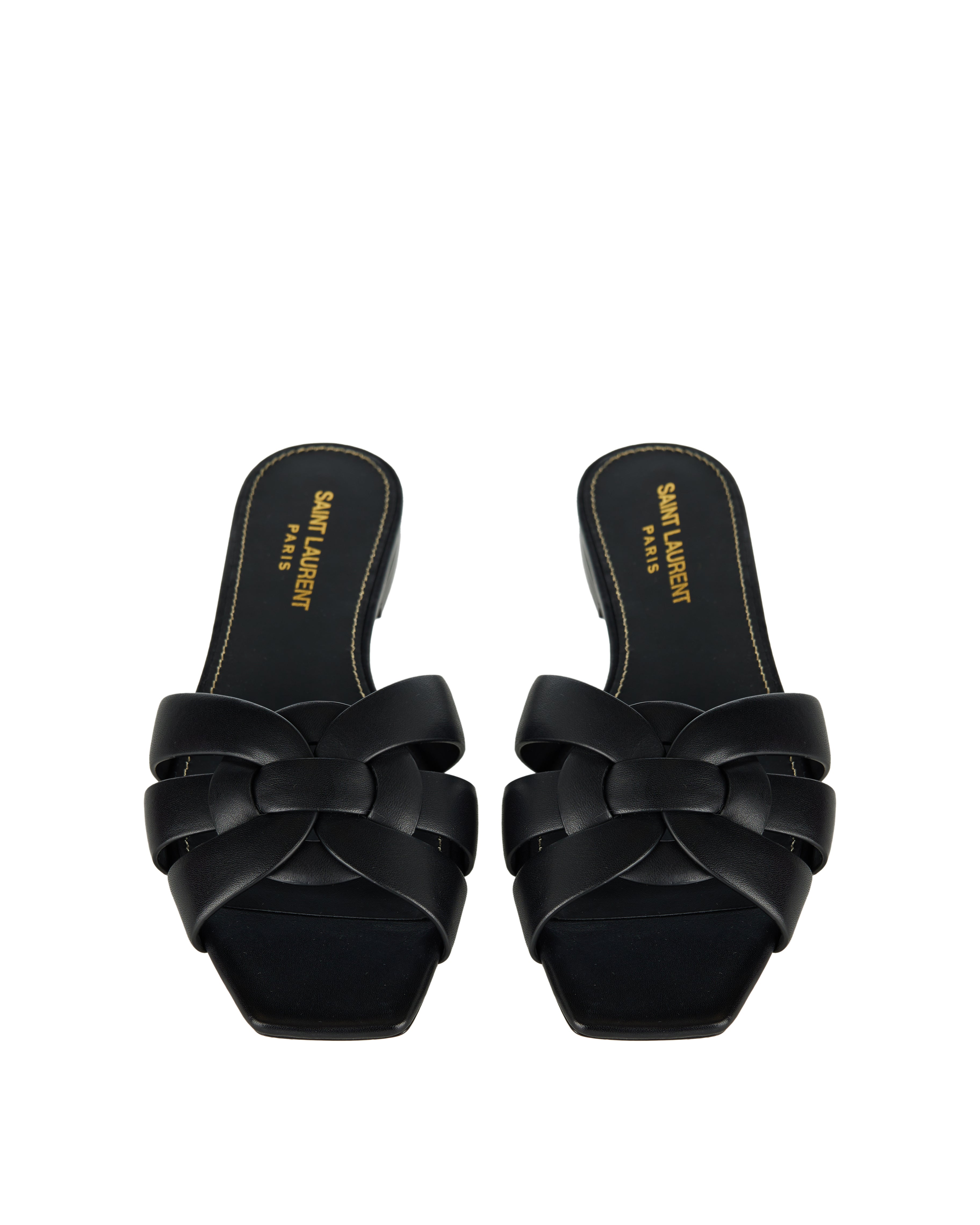 Saint Laurent Tribute flat slides – Luisa World