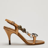 Miu Miu Leather stiletto heel sandals