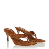 newCalypso suede-trimmed sandals