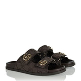 Gucci GG leather sandals