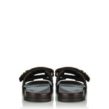 Gucci GG leather sandals