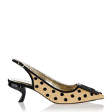 Roger Vivier Polka Dot Virgule slingback pumps
