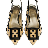 Roger Vivier Polka Dot Virgule slingback pumps