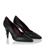 Gianni leather pumps