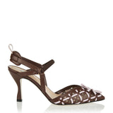 Fendi leather high-heeled pumps