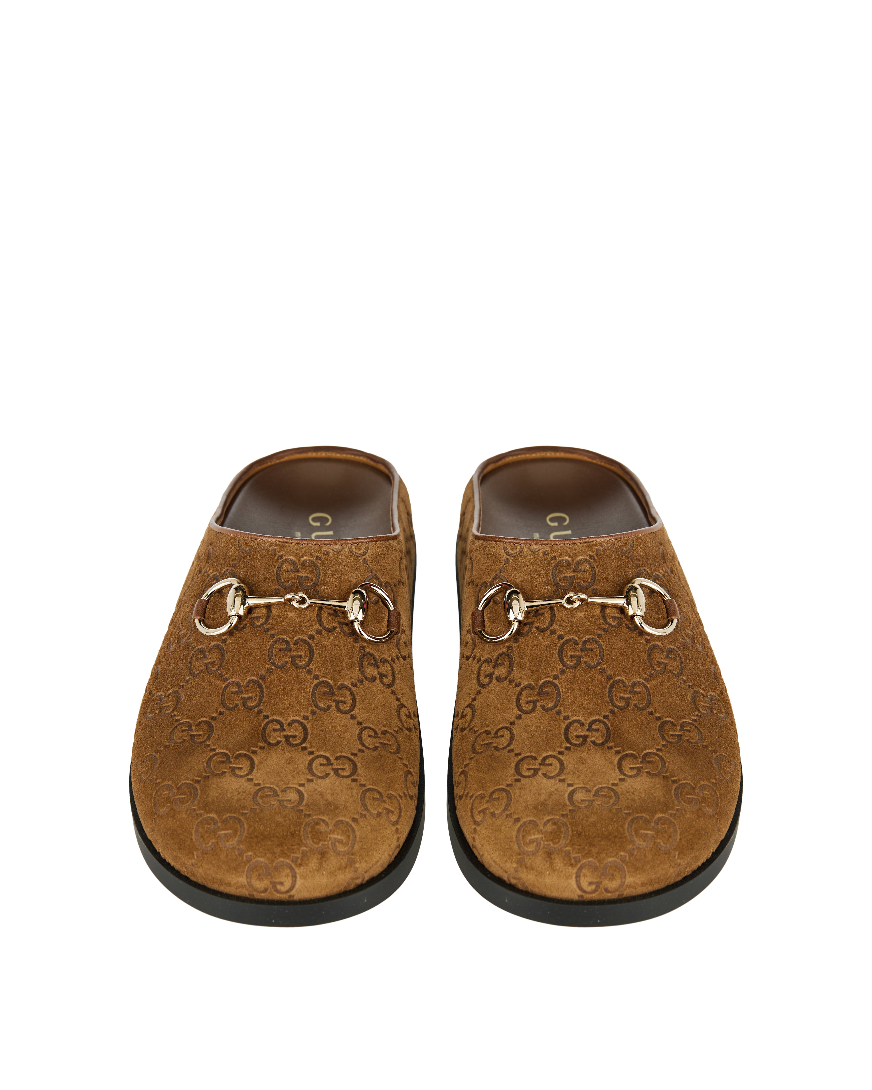 Gucci Horsebit suede leather mules – Luisa World