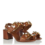 Keira cowhide embellished sandals