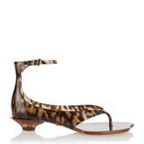 Chloé Leopard-print jelly sandals