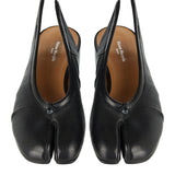 Tabi split-toe leather slingback pumps