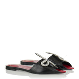 Cœur Vipère embellished leather mules