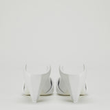 Loewe Origami flap back leather pumps