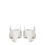 Loewe Origami flap back leather pumps