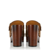 Gucci Logo-debossed suede clogs