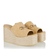 Gucci Horsebit platform espadrilles