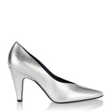 Alaïa Metallic leather pumps