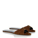 Saint Laurent Babylone suede slides