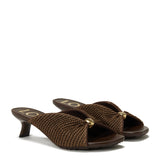 Loewe Paula's Ibiza Pebble Soft raffia mules