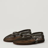 Alaïa Fishnet ballet flats