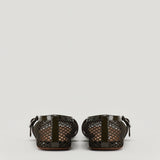 Alaïa Fishnet ballet flats