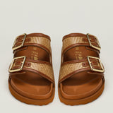 Birkenstock 1774 Arizona raffia sandals