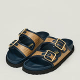 Birkenstock 1774 Arizona Raffia sandals