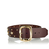 Malley Stud leather belt