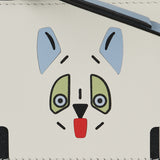 Futurist cat coin cardholder