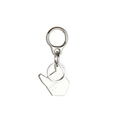 Futurist cat keyring