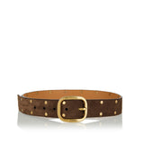 Suede belt