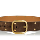 Suede belt