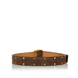Suede belt